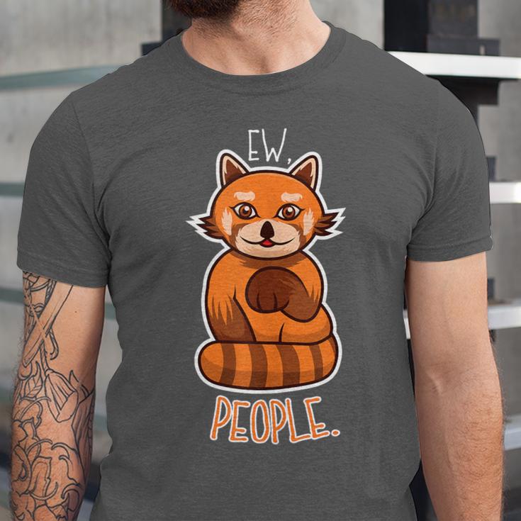 Red Panda Introvert For Red Pandas Fan Unisex Jersey T-Shirt Red Panda Introvert For Red Pandas Fan Unisex Jersey T-Shirt