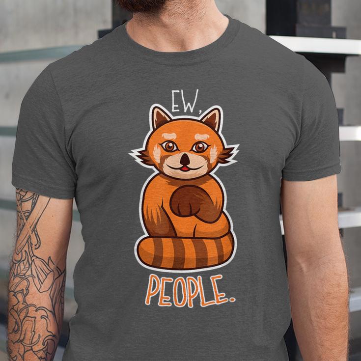 Red Panda Introvert For Red Pandas Fan Unisex Jersey T-Shirt Red Panda Introvert For Red Pandas Fan Unisex Jersey T-Shirt