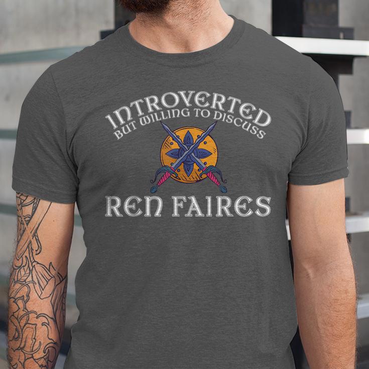 Renaissance Festival Introvert Medieval Ren Faire Unisex Jersey T-Shirt