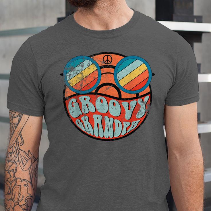 Retro 1970's Groovy Grandpa 70s Aesthetic Nostalgia Unisex Jersey T-Shirt