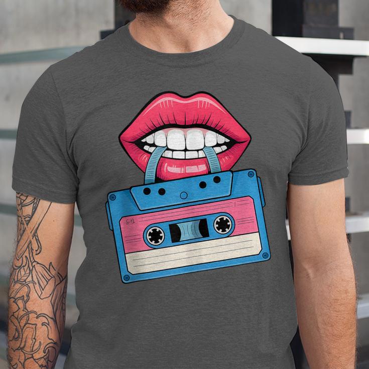 Retro 80s And 90s Cassette Perfect For Nostalgia Unisex Jersey T-Shirt
