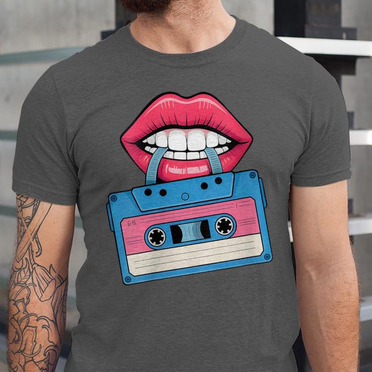 Retro 80s And 90s Cassette Perfect For Nostalgia Unisex Jersey T-Shirt Retro 80s And 90s Cassette Perfect For Nostalgia Unisex Jersey T-Shirt