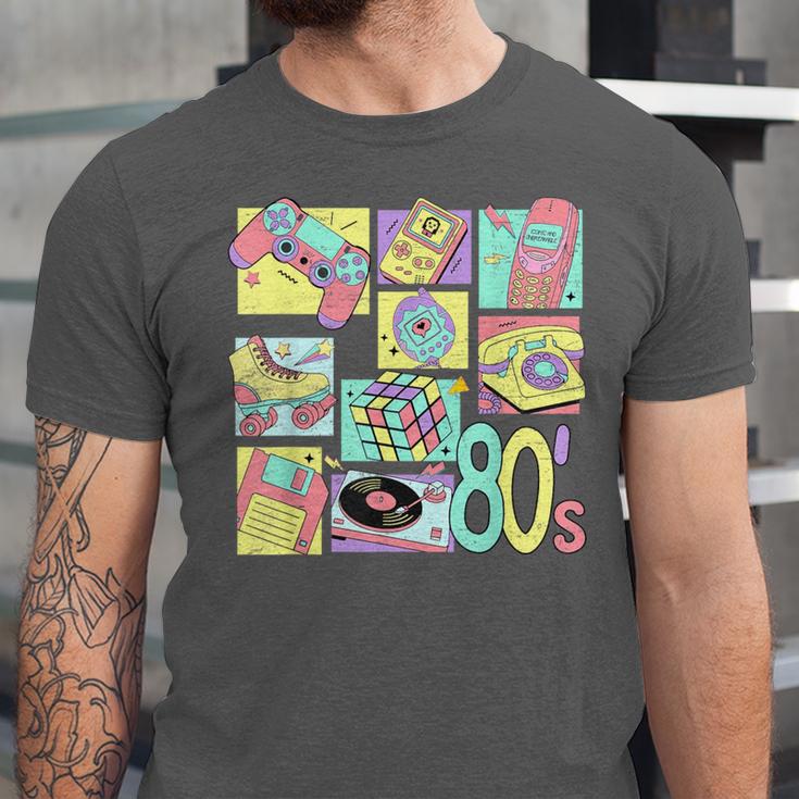 Retro 80s Nostalgia 1980s Throwback Party Costume Unisex Jersey T-Shirt