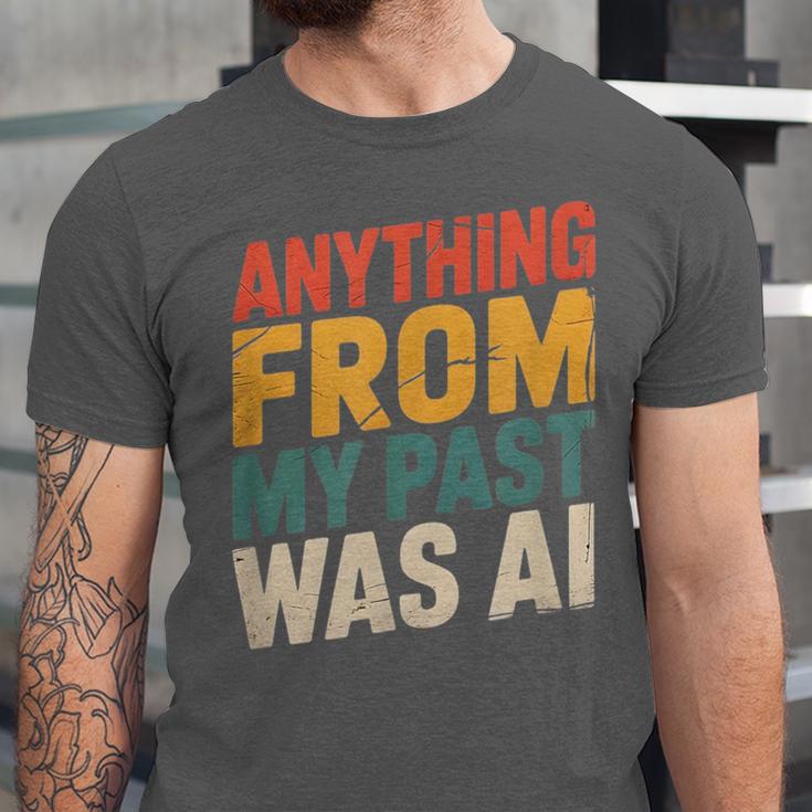 Retro AI Nostalgia Quote Distressed Vintage Unisex Jersey T-Shirt