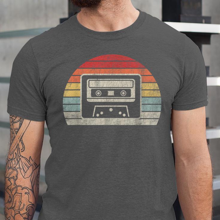 Retro Cassette Tape 80s 90s Nostalgia Unisex Jersey T-Shirt