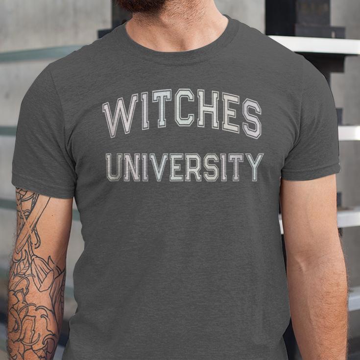 Retro Don'T Call Me WITCHES UNIVERSITY Introvert Sarcastic Unisex Jersey T-Shirt