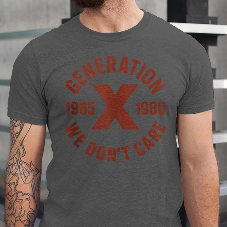 Retro Gen X 1965-1980 Sarcastic Nostalgia Graphic Unisex Jersey T-Shirt Retro Gen X 1965-1980 Sarcastic Nostalgia Graphic Unisex Jersey T-Shirt