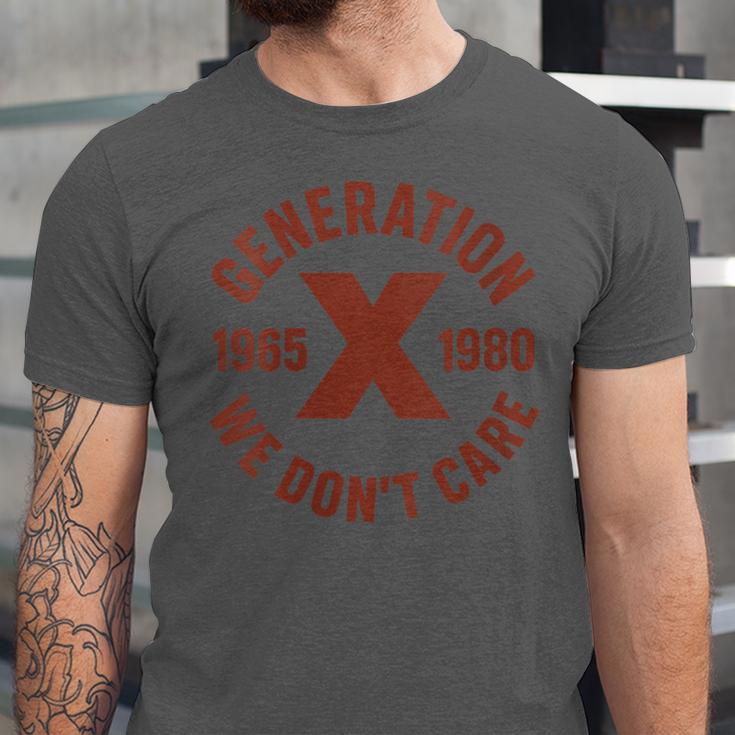 Retro Gen X 1965-1980 Sarcastic Nostalgia Graphic Unisex Jersey T-Shirt Retro Gen X 1965-1980 Sarcastic Nostalgia Graphic Unisex Jersey T-Shirt