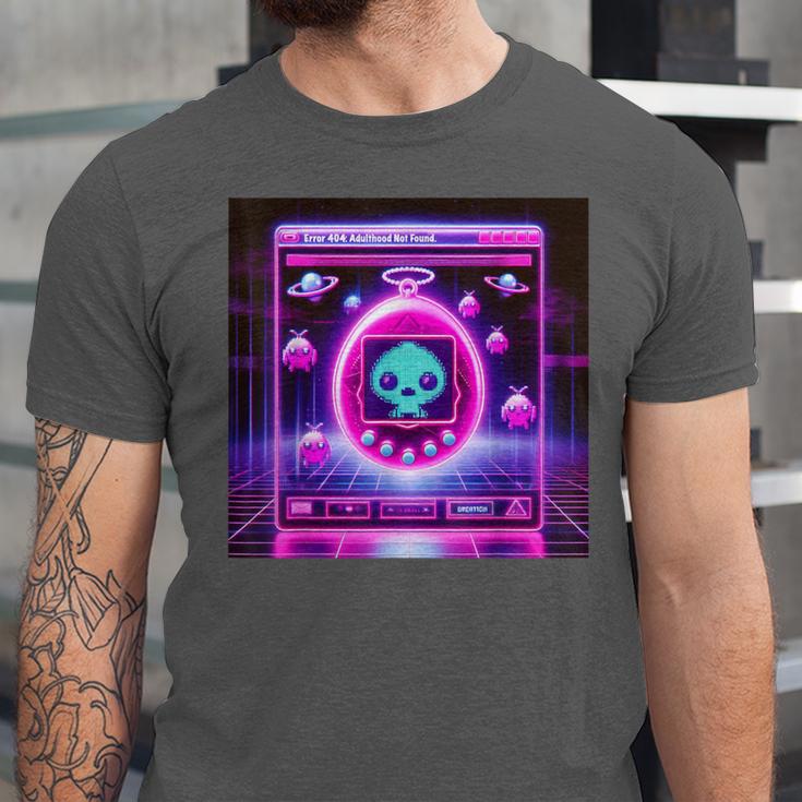 Retro Nostalgia Vaporwave- Error 404 Unisex Jersey T-Shirt Retro Nostalgia Vaporwave- Error 404 Unisex Jersey T-Shirt