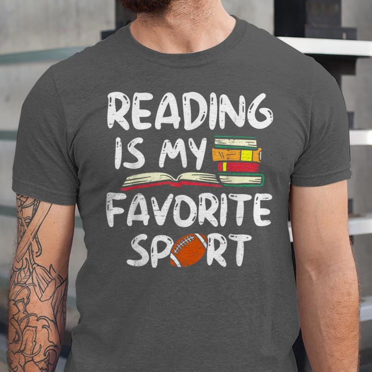 Retro Reading Is My Favorite Sport Football World Book Day Unisex Jersey T-Shirt Retro Reading Is My Favorite Sport Football World Book Day Unisex Jersey T-Shirt