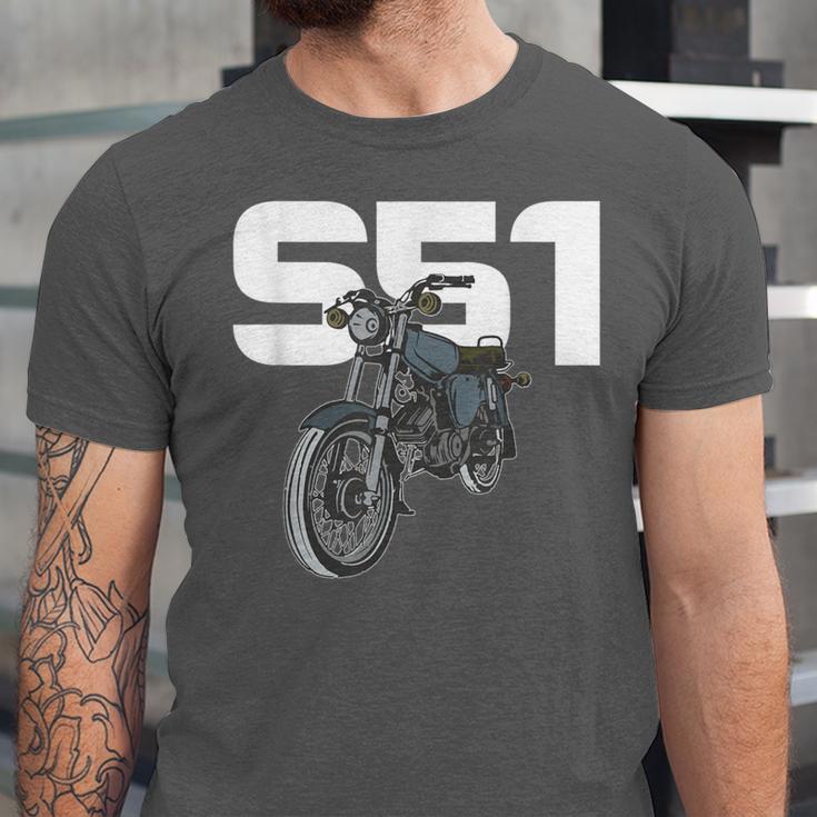 Retro Simme Moped Nostalgia Eastern Block Schwalbe Driver DDR Unisex Jersey T-Shirt
