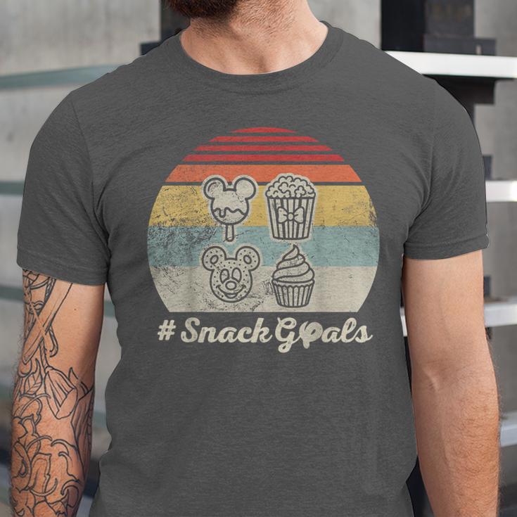 Retro Snack Goals Icon Nostalgia Unisex Jersey T-Shirt
