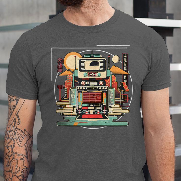 Retro Tech Stack 80s 90s Nostalgia Analog Devices Unisex Jersey T-Shirt Retro Tech Stack 80s 90s Nostalgia Analog Devices Unisex Jersey T-Shirt