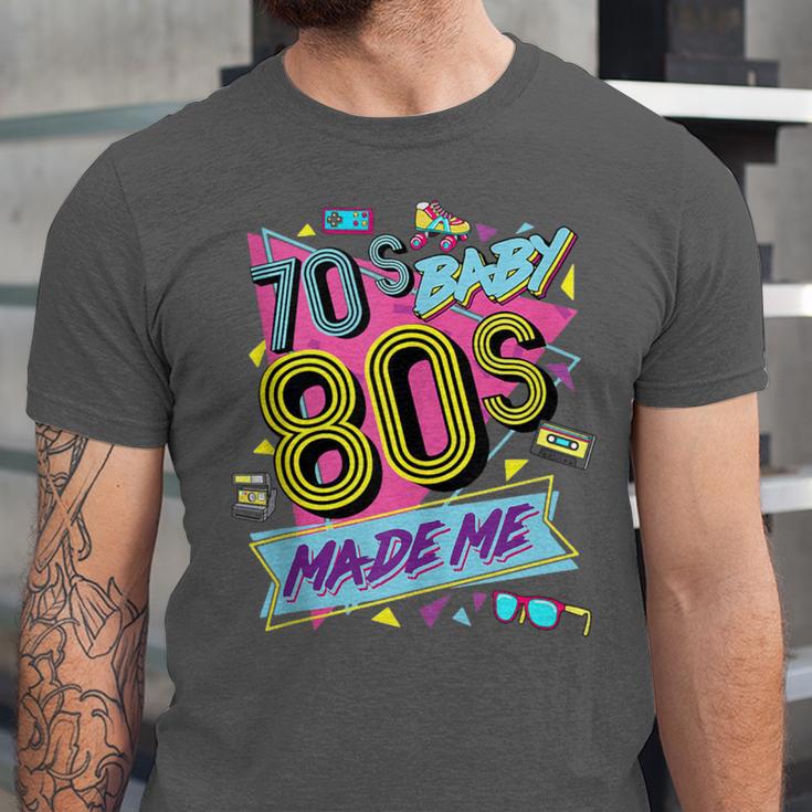 Retro Vintage 70's Baby 80's Made Me Nostalgia Classic Unisex Jersey T-Shirt