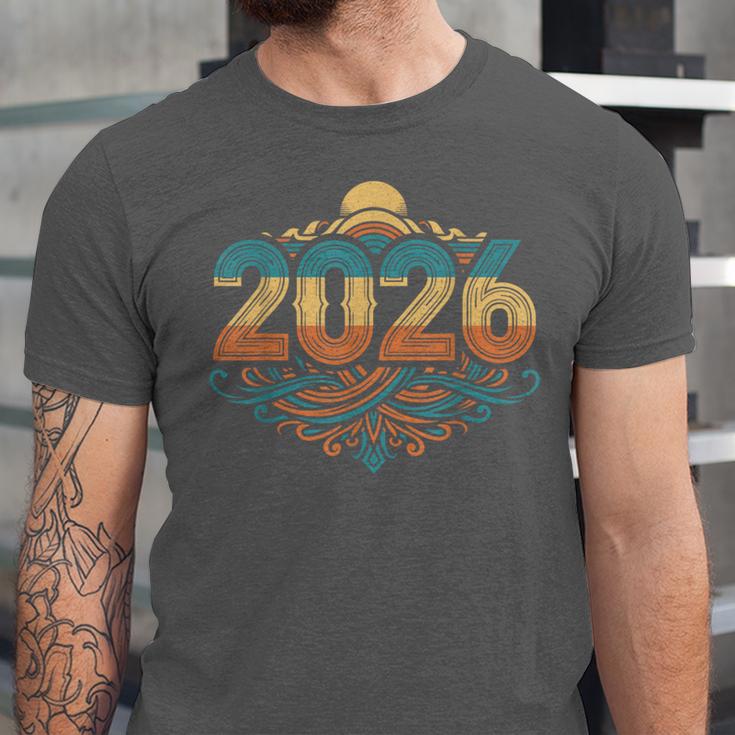 Retro Vintage Style 2026 Nostalgia Sunset Family Reunion Unisex Jersey T-Shirt