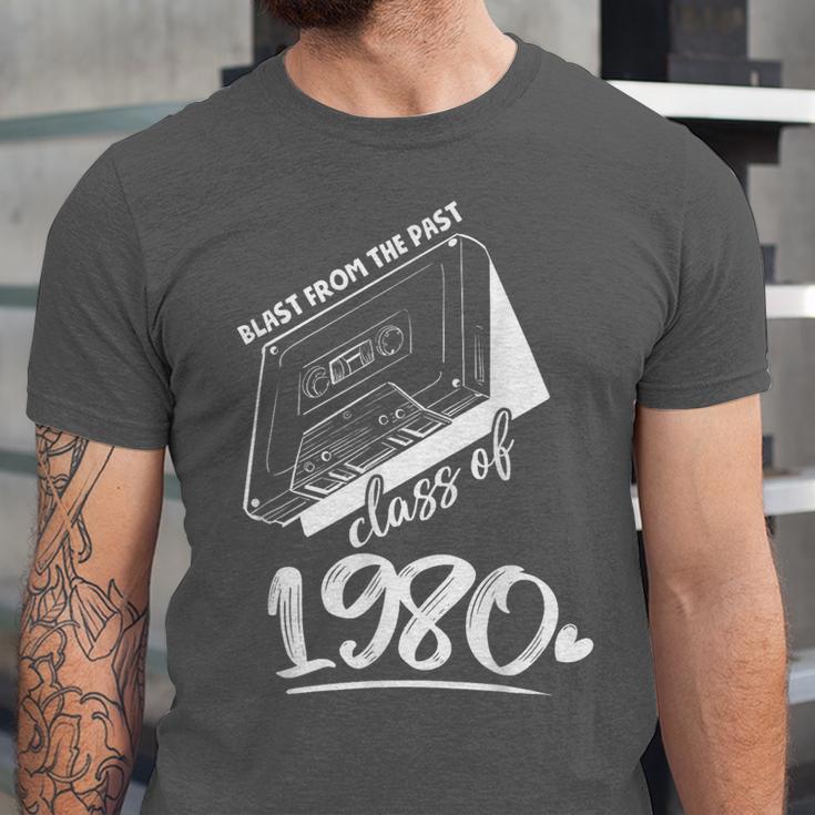 Reunion Class Of 1980 School Graduation Blast From The Past Unisex Jersey T-Shirt