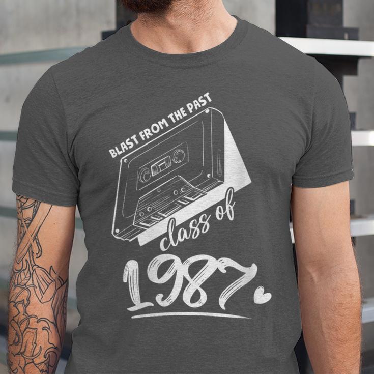 Reunion Class Of 1987 School Graduation Blast From The Past Unisex Jersey T-Shirt