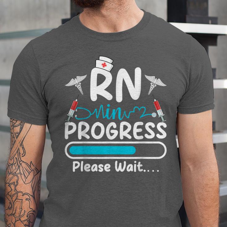 RN In Progress Loading Future Nurse Graduation Lover Unisex Jersey T-Shirt