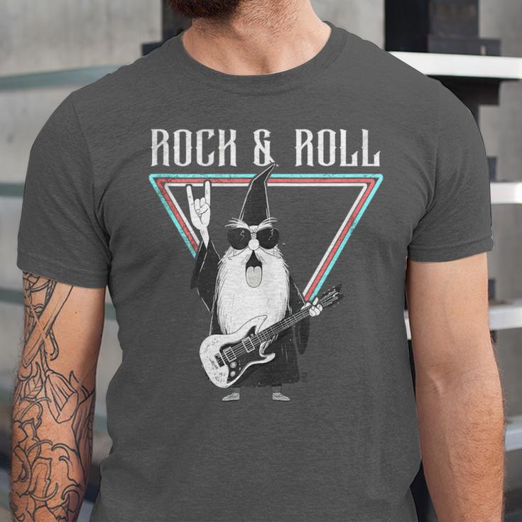 Rock & Roll Wizard Music Nostalgia Unisex Jersey T-Shirt