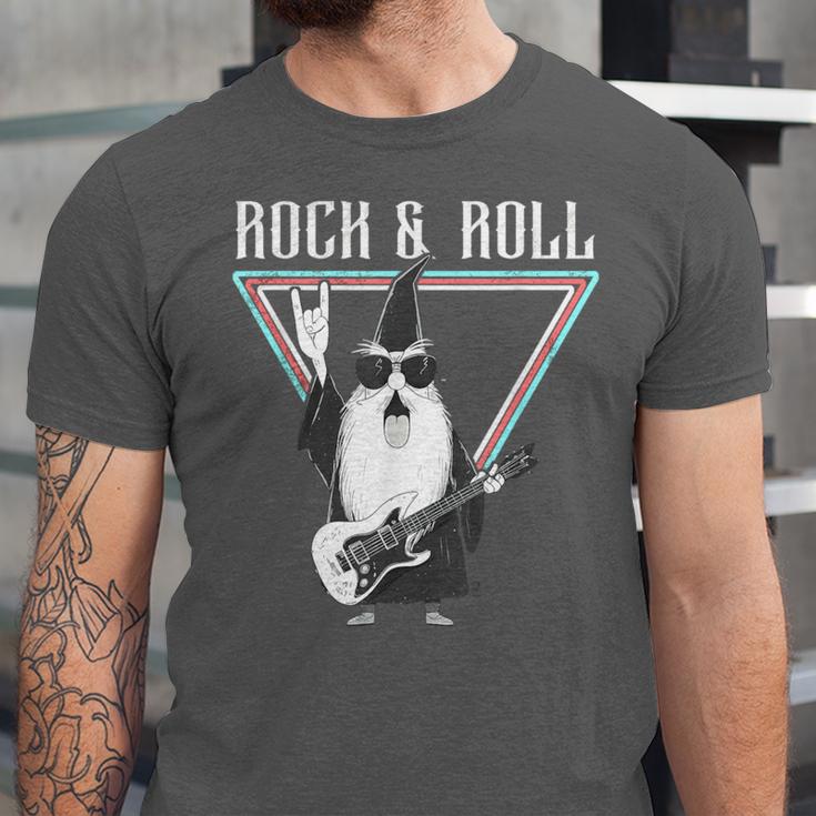 Rock & Roll Wizard Music Nostalgia Unisex Jersey T-Shirt Rock & Roll Wizard Music Nostalgia Unisex Jersey T-Shirt