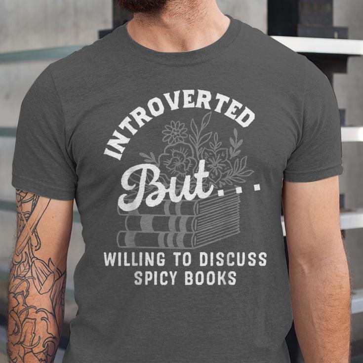 Romance Reader Spicy Book Merch Book Lovers Bookish Women Unisex Jersey T-Shirt Romance Reader Spicy Book Merch Book Lovers Bookish Women Unisex Jersey T-Shirt