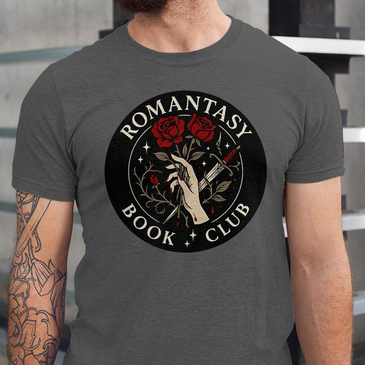 Romantasy Book Club Enthusiast Unisex Jersey T-Shirt Romantasy Book Club Enthusiast Unisex Jersey T-Shirt