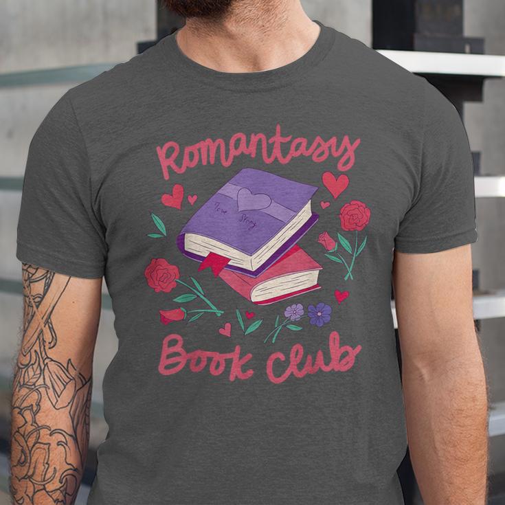 Romantasy Book Club Novel Reading Club Bibliophiles Fiction Unisex Jersey T-Shirt