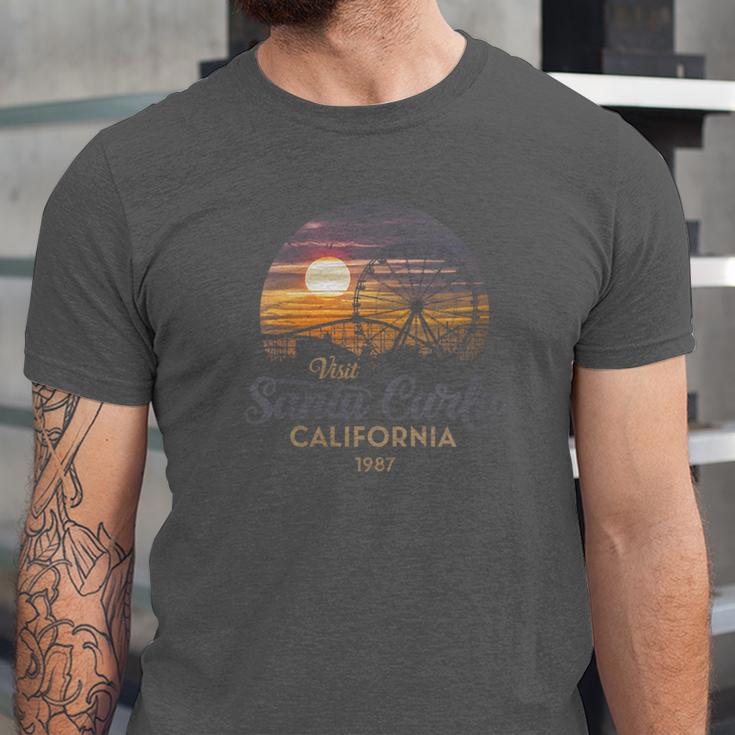 Santa Carla 1987 California Retro Sunset Nostalgia Unisex Jersey T-Shirt Santa Carla 1987 California Retro Sunset Nostalgia Unisex Jersey T-Shirt