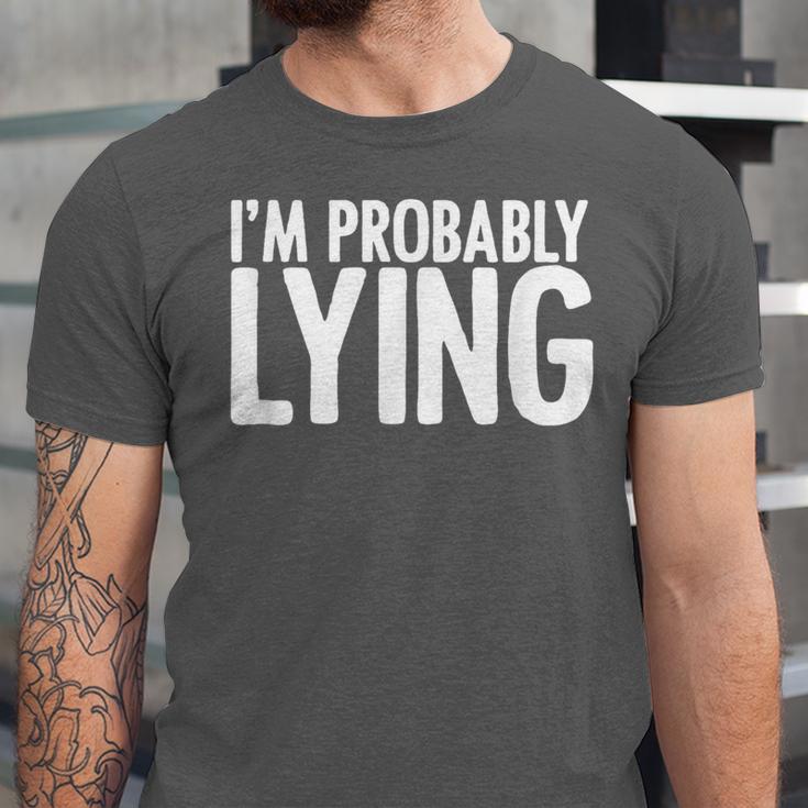 Sarcasm Humor Sassy Quote For Introvert People Unisex Jersey T-Shirt