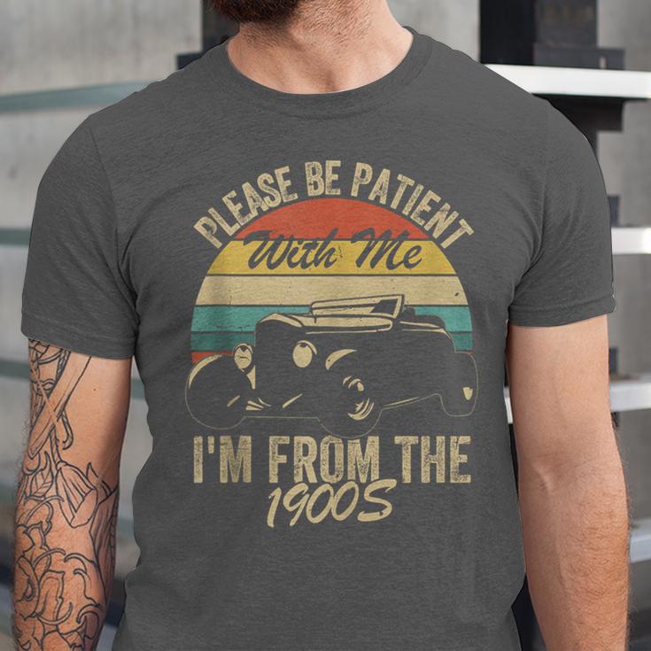 Sarcasm Retro Please Be Patient With Me I'm From The 1900s Unisex Jersey T-Shirt Sarcasm Retro Please Be Patient With Me I'm From The 1900s Unisex Jersey T-Shirt