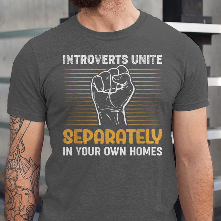 Sarcastic Anti Social Introvert Social Interaction Unisex Jersey T-Shirt