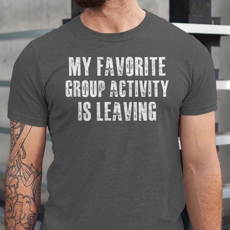 Sarcastic Introvert Antisocial Humorous Unisex Jersey T-Shirt Sarcastic Introvert Antisocial Humorous Unisex Jersey T-Shirt