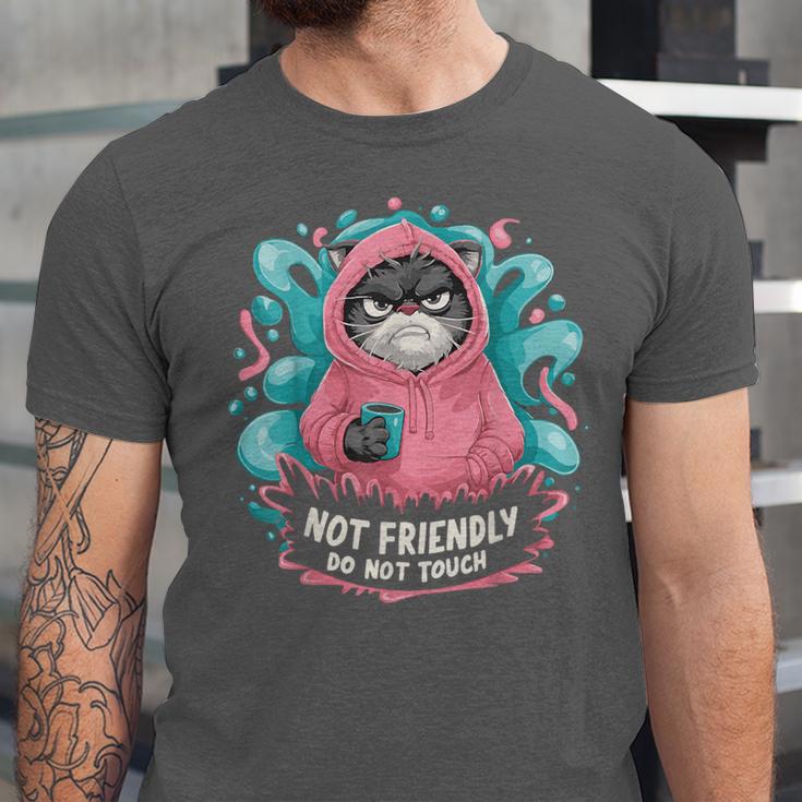Sarcastic Loner Introvert Clothing Not Friendly Do Not Touch Small Unisex Jersey T-Shirt