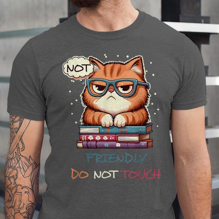 Sarcastic Loner Introvert Not a Friendly Do Not Touchs Unisex Jersey T-Shirt