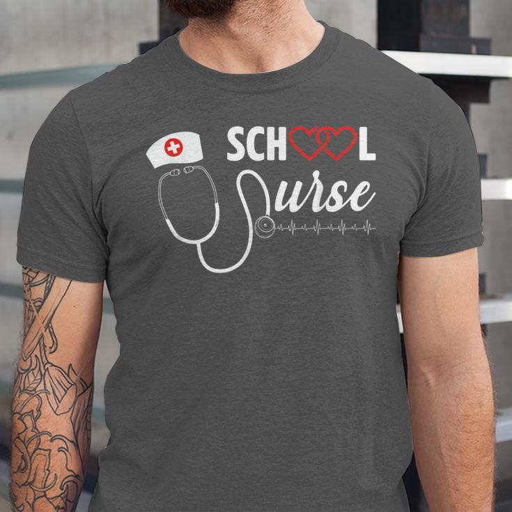 School Nurse Nursing Graduate School Graduation Unisex Jersey T-Shirt