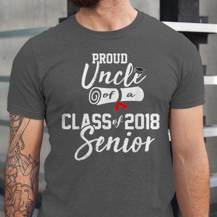 Senior 2018 Graduate Shirt Graduation College Retro Style Unisex Jersey T-Shirt