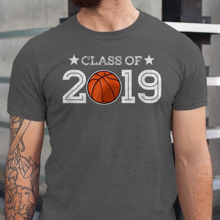 Senior 2019 Basketball Shirt Graduation Class Of 2019 Stars Unisex Jersey T-Shirt