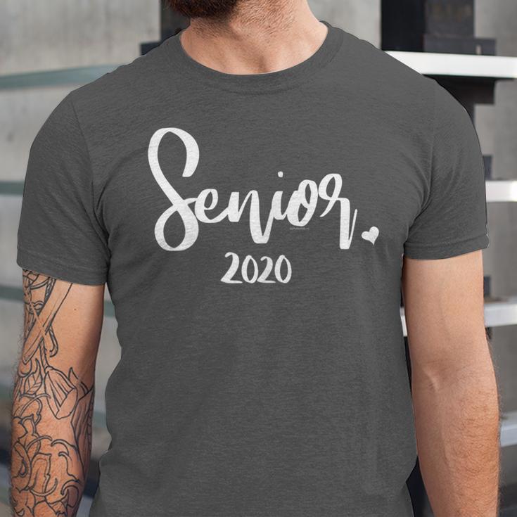 Senior 2020 Class Of 2020 Graduation Women Her Girl Unisex Jersey T-Shirt