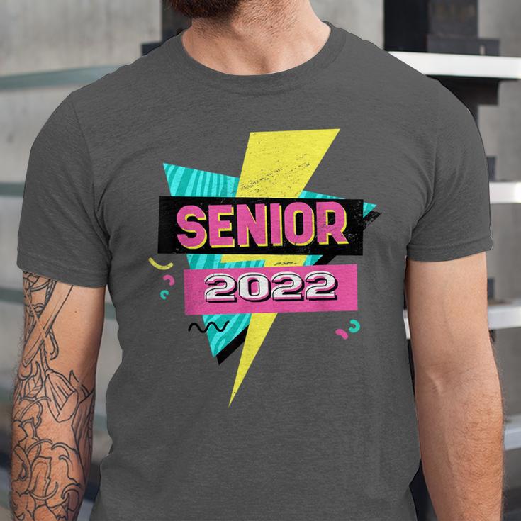 Senior 2022 Graduation Class Of 2022 Retro 90's Graduation Unisex Jersey T-Shirt
