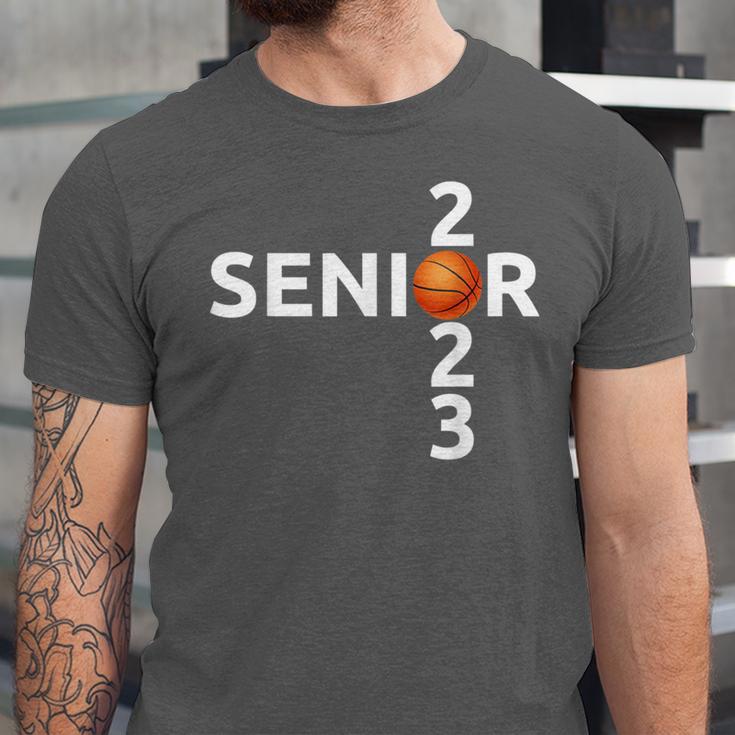 Senior 2023 Basketball Graduation Party Unisex Jersey T-Shirt