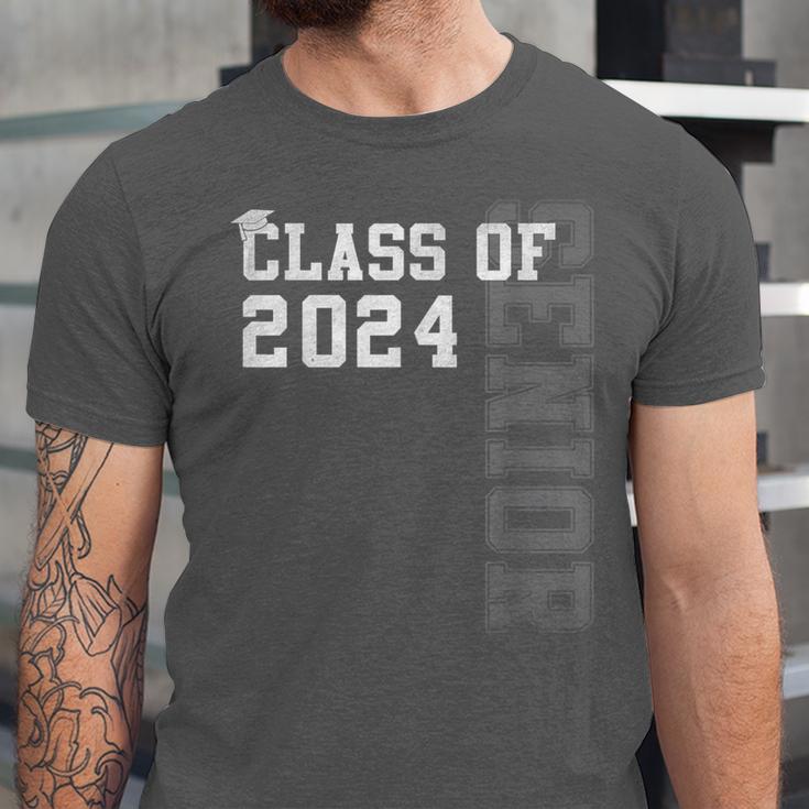 Senior 2024 Class Of 2024 Seniors Graduation 2024 Graduate Unisex Jersey T-Shirt