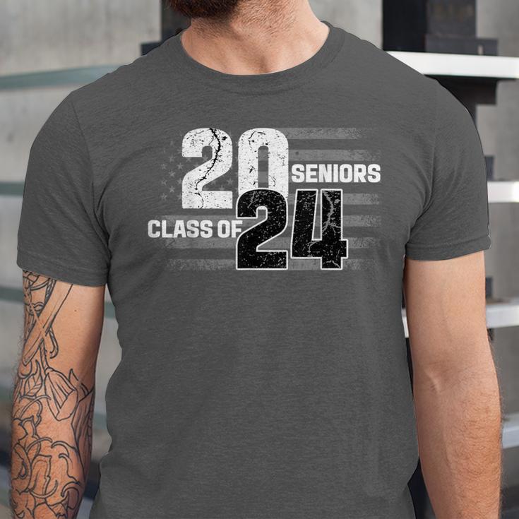 Senior 2024 Graduation Class Of 2024 Senior Women Boy Girl Unisex Jersey T-Shirt