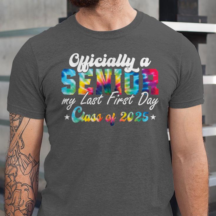 Senior 2025 Graduation My Last First Day Of Class Of 2025 Unisex Jersey T-Shirt