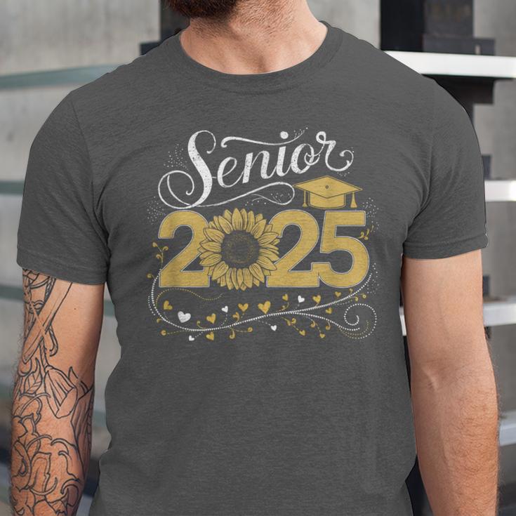 Senior 2025 Graduation Sunflower Class Of 2025 Unisex Jersey T-Shirt