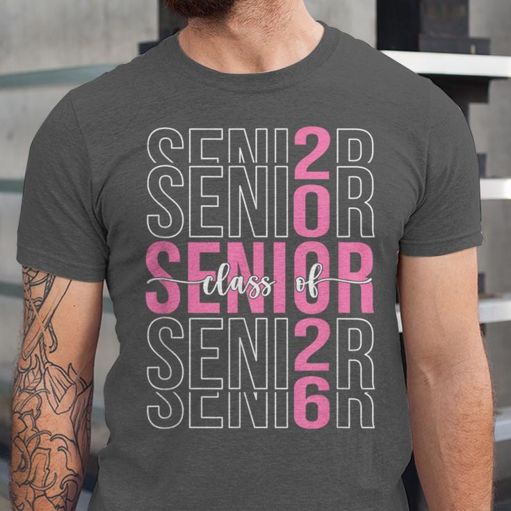 Senior 2026 Class Of 2026 Seniors Graduation 2026 Girl Women Unisex Jersey T-Shirt