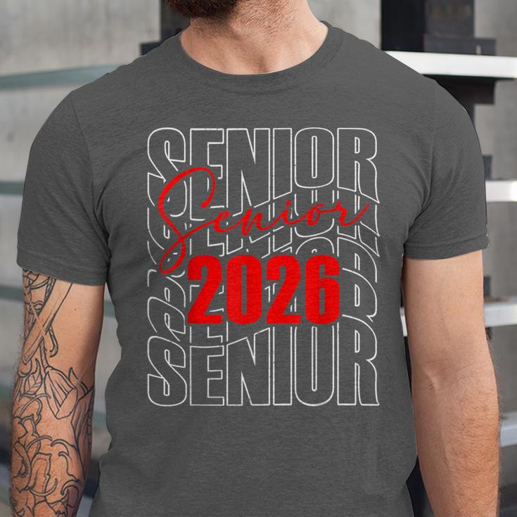 Senior 2026 Retro Class Of 2026 Graduation For Students Unisex Jersey T-Shirt