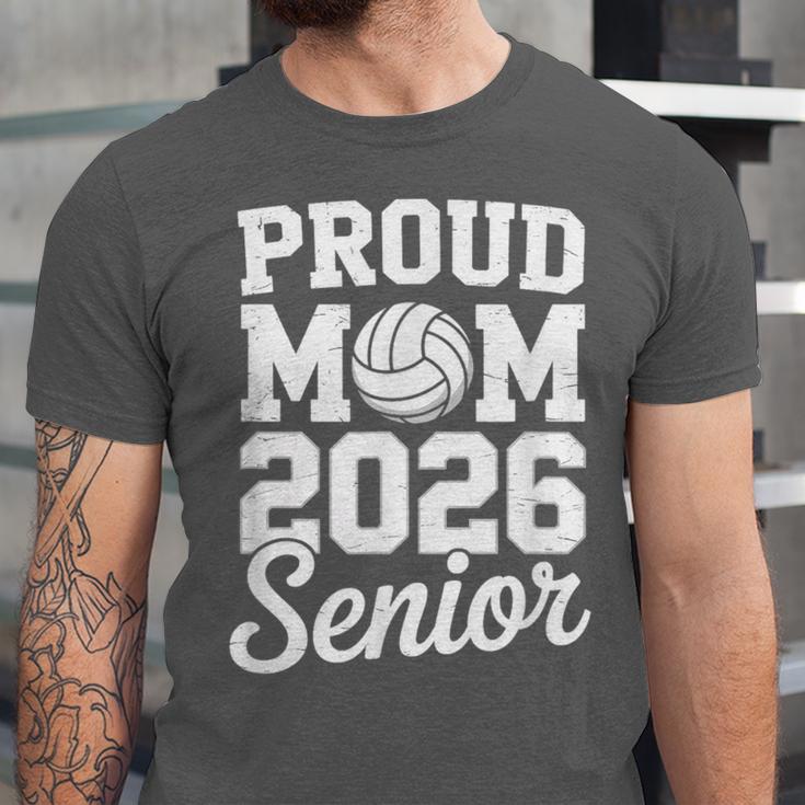 Senior 2026 Volleyball Mom High School Graduation Outfit Unisex Jersey T-Shirt