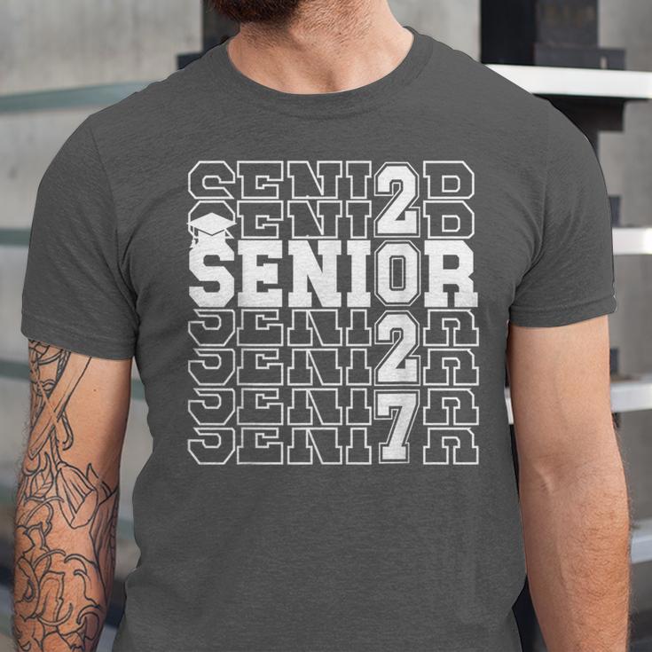 Senior 2027 Class Of 2027 Graduation Senior Grad 2027 Unisex Jersey T-Shirt