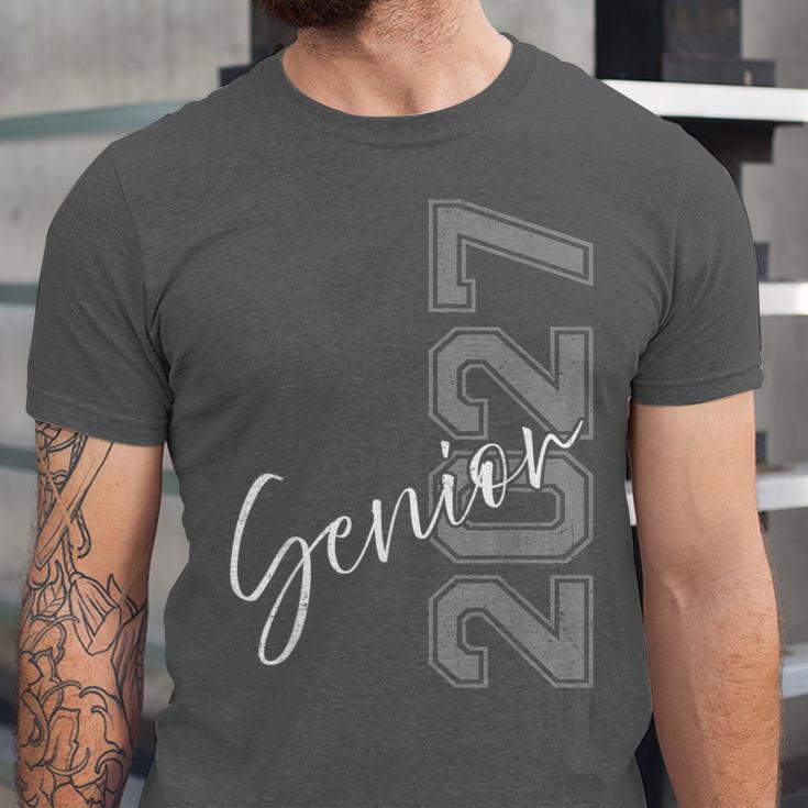 Senior 2027 Class Of 2027 Shirt Graduation Unisex Jersey T-Shirt