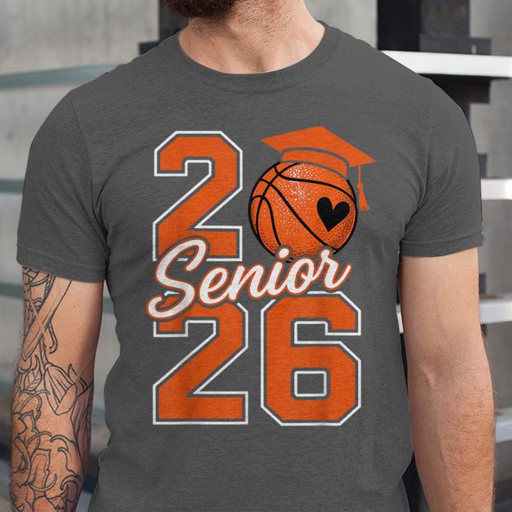 Senior Basketball Class Of 2026 Crew Basketball Graduation Unisex Jersey T-Shirt